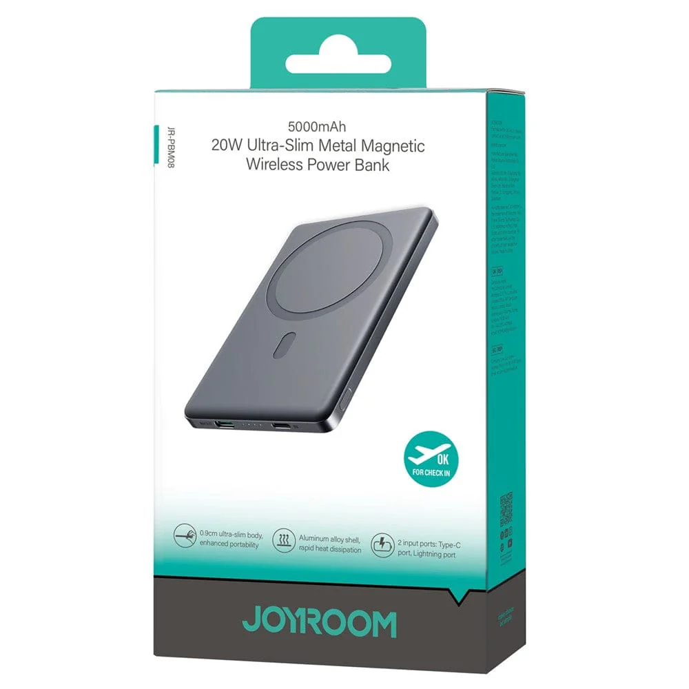 Joyroom JR-PBM08 20W 5000mAh Ultra-Thin Magnetic Wireless Power Bank - Image 12