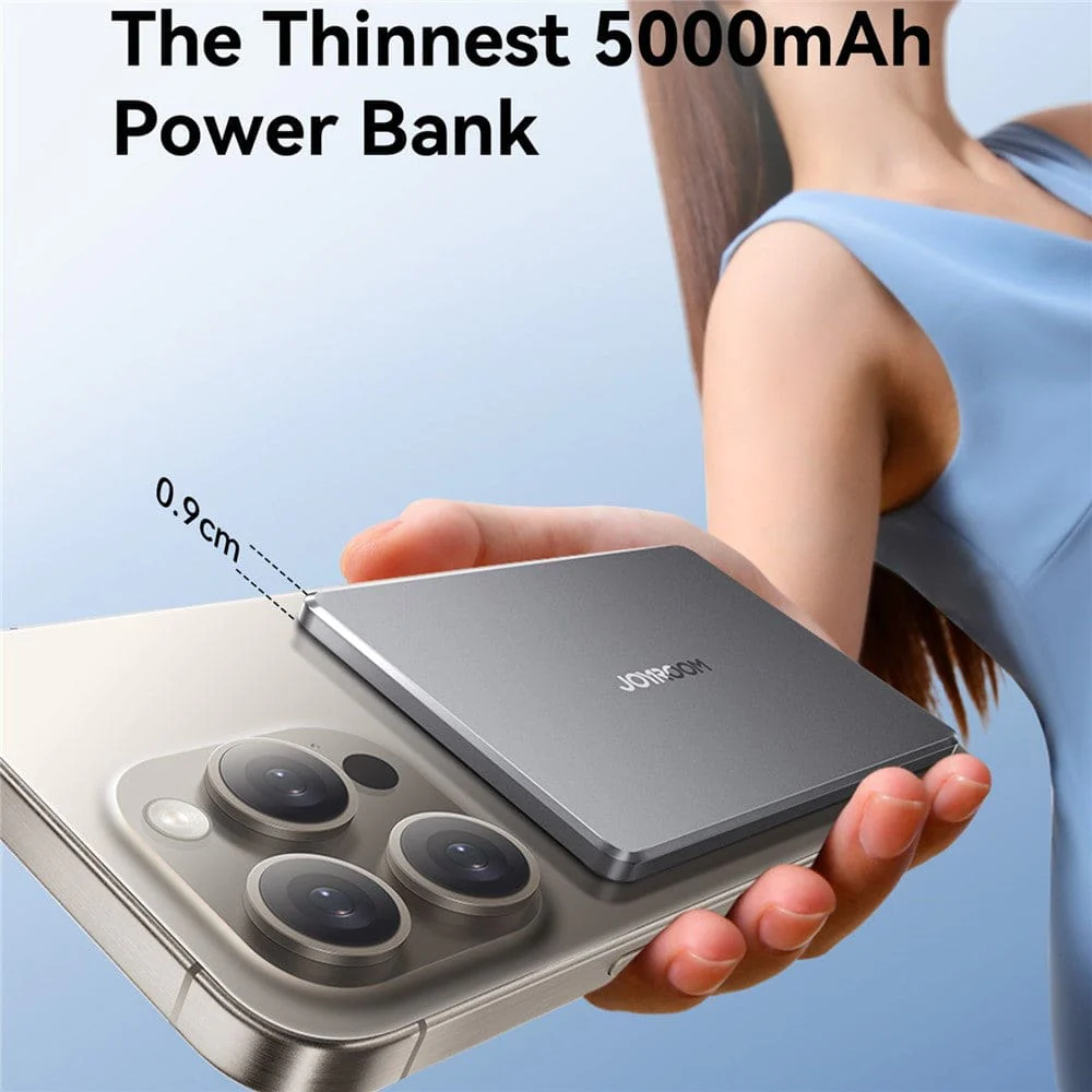 Joyroom JR-PBM08 20W 5000mAh Ultra-Thin Magnetic Wireless Power Bank - Image 6