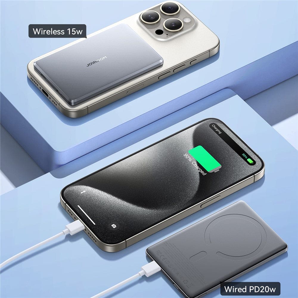 Joyroom JR-PBM08 20W 5000mAh Ultra-Thin Magnetic Wireless Power Bank - Image 9