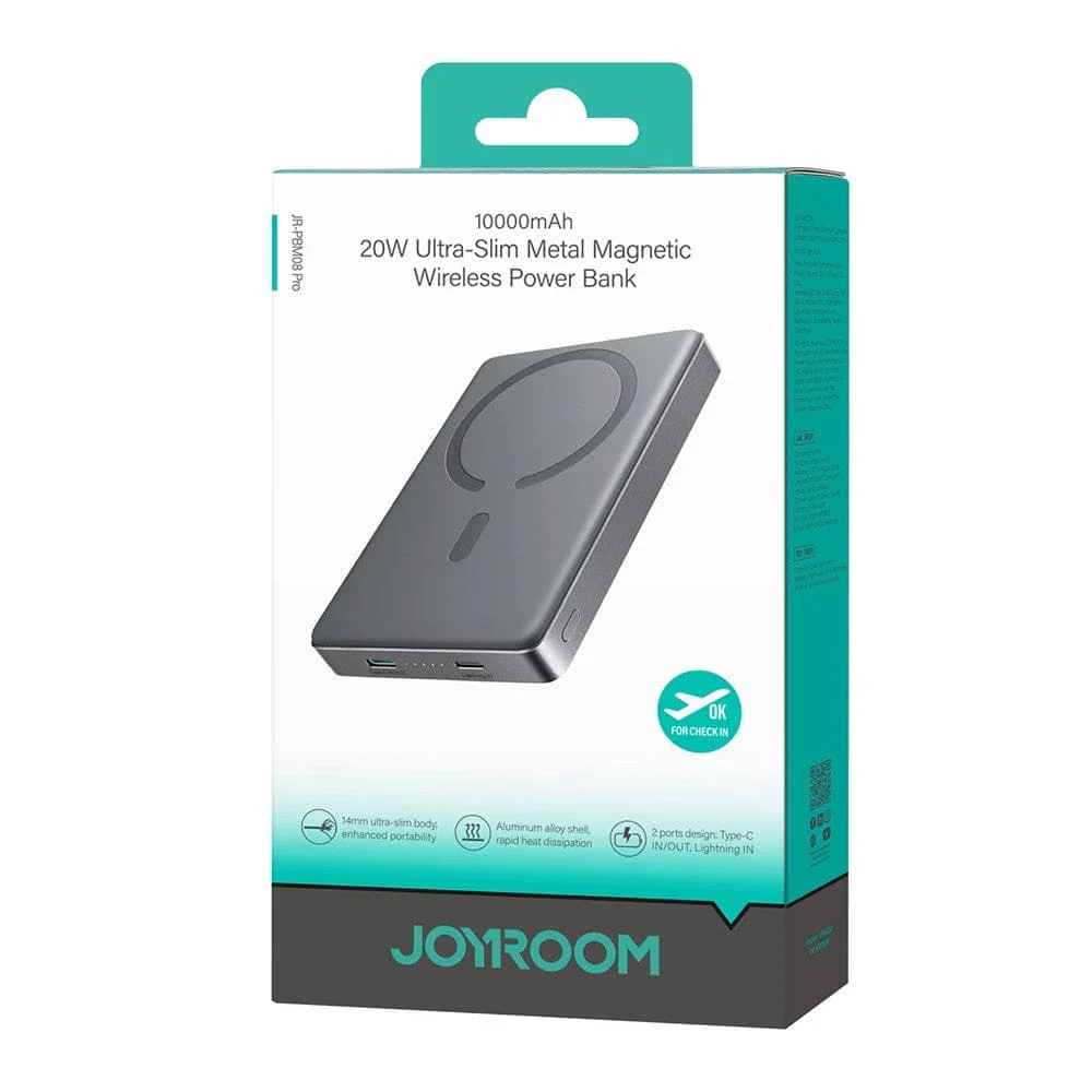 Joyroom JR-PBM08 Pro 20W 10000mAh Metal Magnetic Wireless Power Bank - Image 10