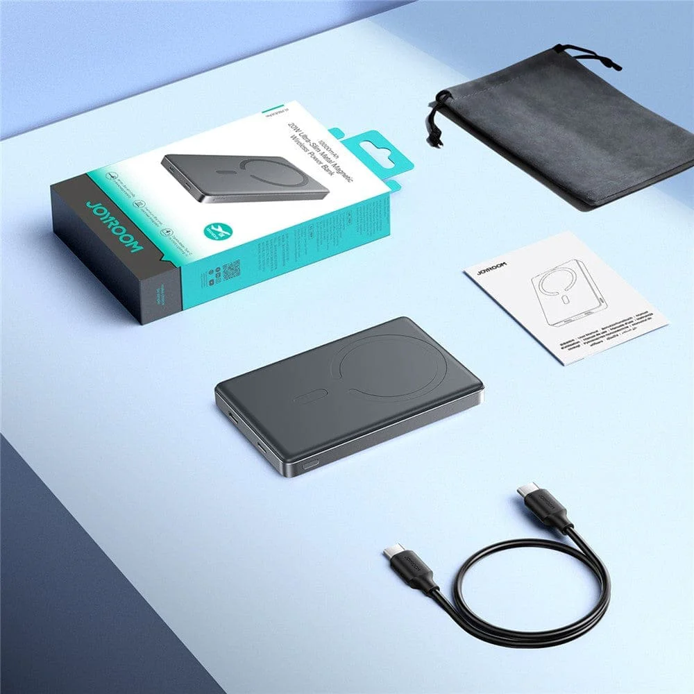 Joyroom JR-PBM08 Pro 20W 10000mAh Metal Magnetic Wireless Power Bank - Image 12