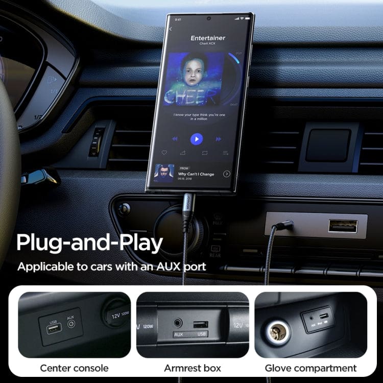 Joyroom SY-A07 Type-C to 3.5mm Audio Cable, 1.2metre with DAC - Image 3