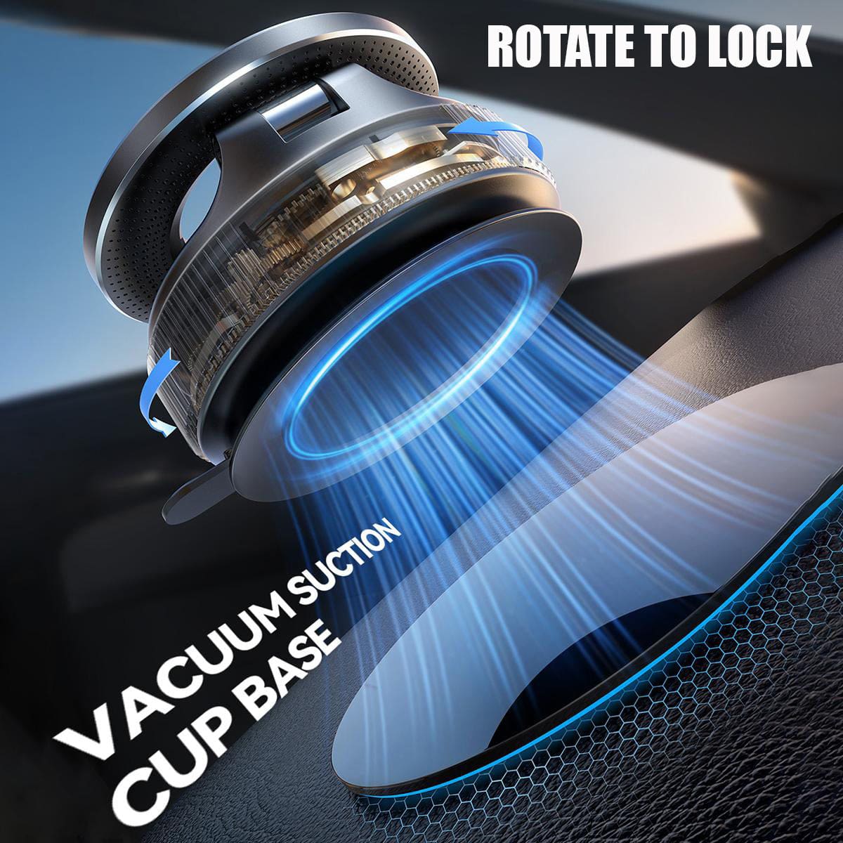 Joyroom ZS501 Vacuum MagSafe Phone Holder | Mag Ring Included - Image 2