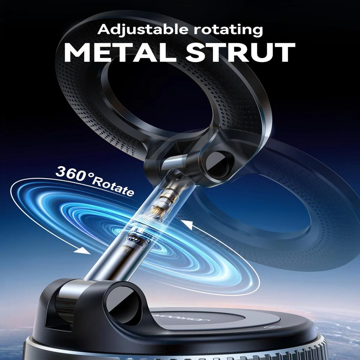Joyroom ZS501 Vacuum MagSafe Phone Holder | Mag Ring Included - Image 3