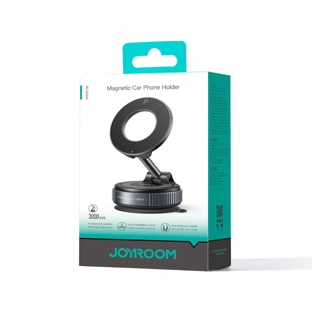 Joyroom ZS501 Vacuum MagSafe Phone Holder | Mag Ring Included - Image 8