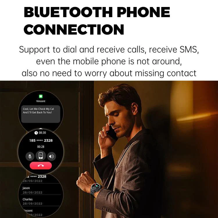 KT85 Rugged Sports Smart Watch | 1.43" AMOLED | 525mAh Battery | BT Calling | 5ATM Rated - Image 10