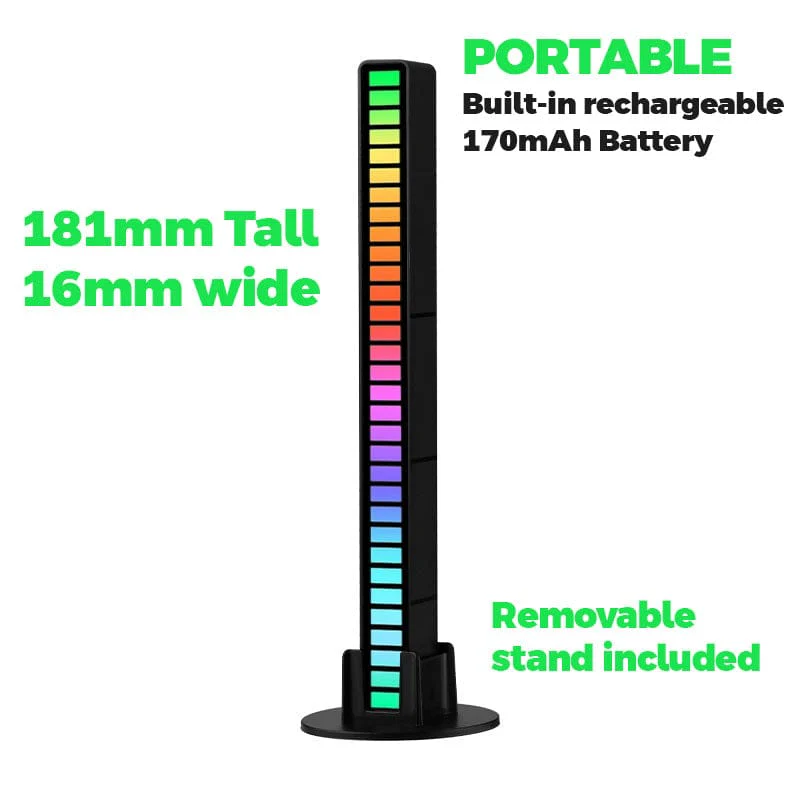 L022 32 LED Ambient Light Bar | Multiple Modes and Colours | USB Powered - Image 6