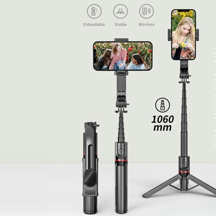 L12 Extending Selfie Stick and Tripod Phone Holder, Wireless Camera Control - Image 3