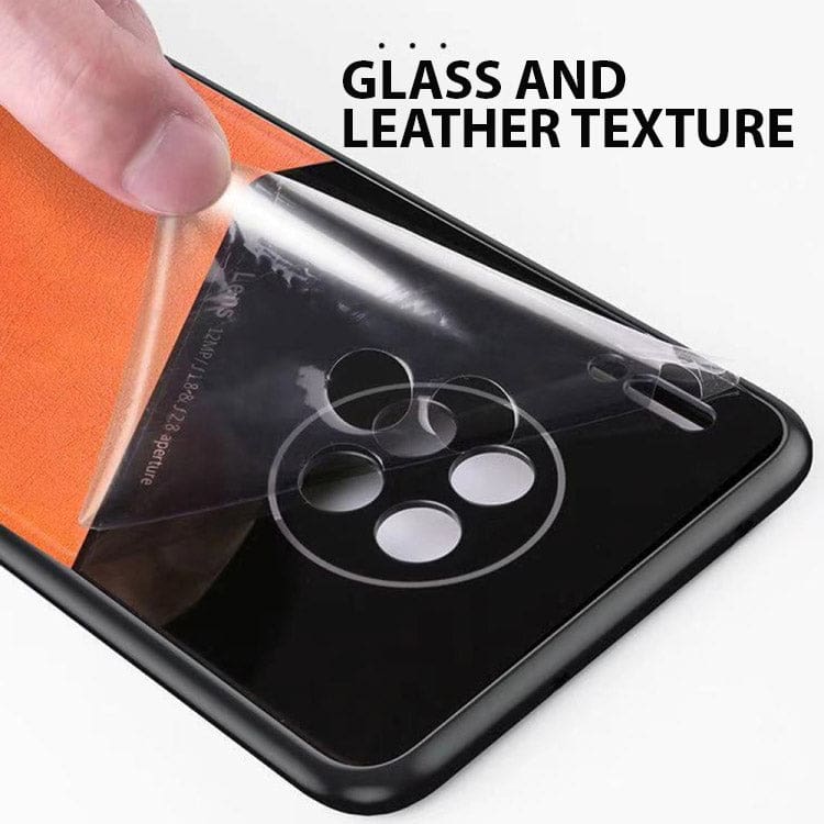 Apple iPhone 13 Pro Max - Leather and Glass Shockproof Cover - Image 2