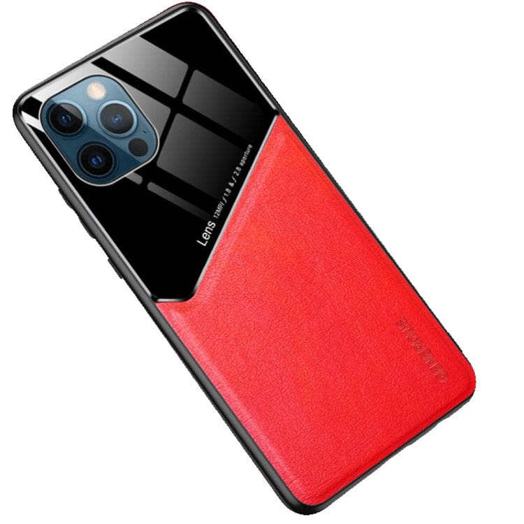 Apple iPhone 13 Pro Max - Leather and Glass Shockproof Cover - Image 6