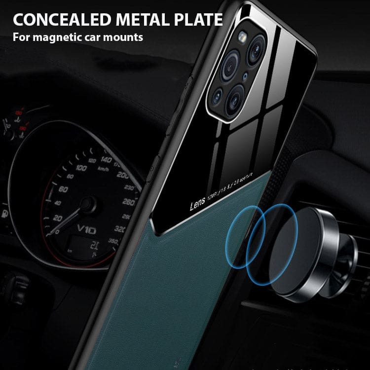 Samsung Galaxy A22 4G Leather and Glass Shockproof Cover - Image 3