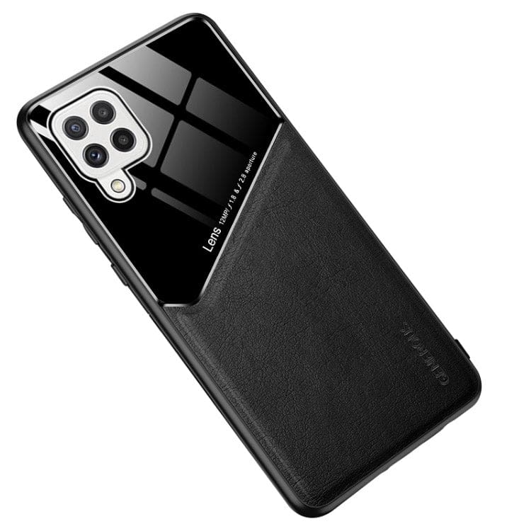 Samsung Galaxy A22 4G Leather and Glass Shockproof Cover - Image 6
