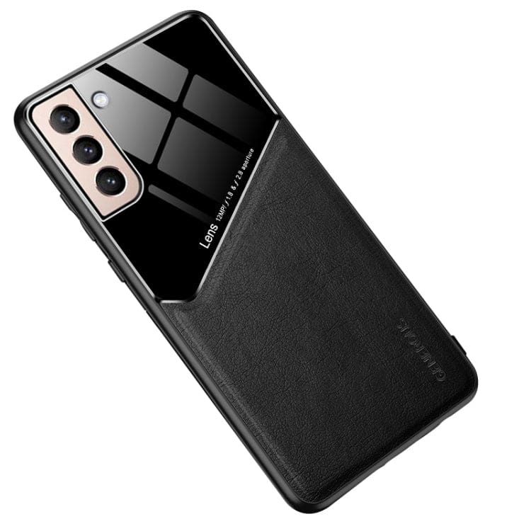 Samsung Galaxy S22+ Leather and Glass Shockproof Cover