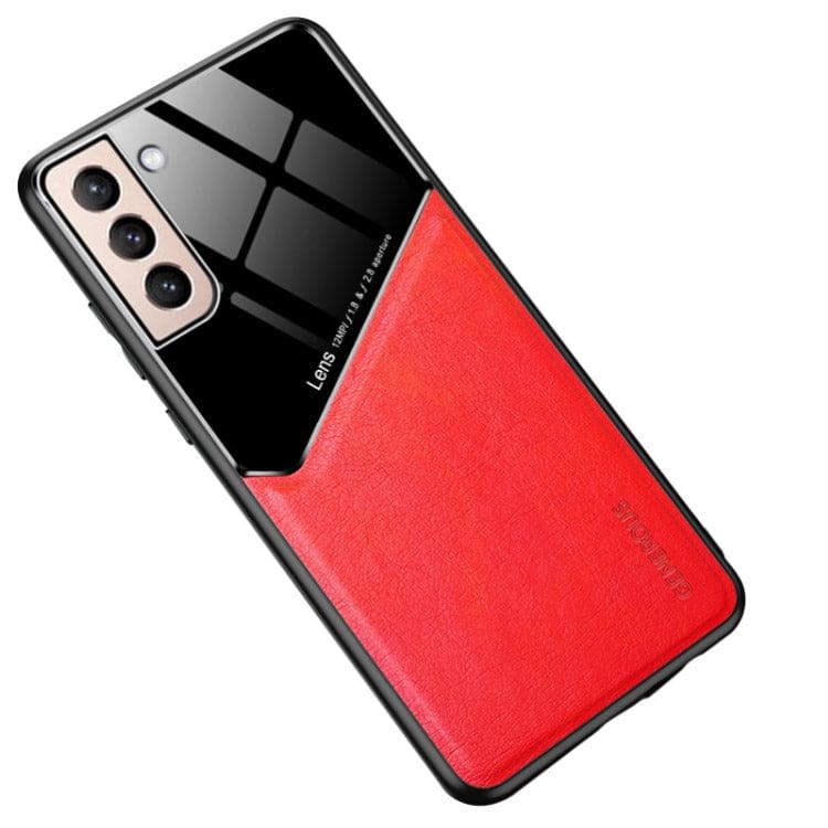 Samsung Galaxy S22+ Leather and Glass Shockproof Cover - Image 6