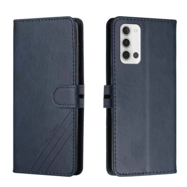 Samsung Galaxy A22 4G / M32 8.4mm Leather Texture Flip Phone Cover/Wallet, Card Slots - Image 3