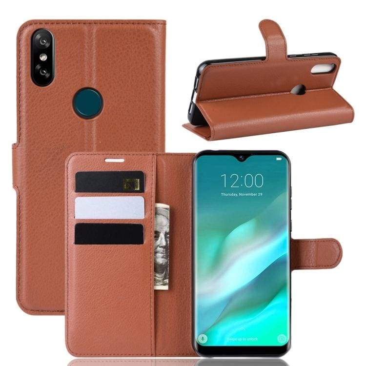 Doogee Y8/Y8C/Y8 Plus Leather Texture Flip Phone Cover/Wallet - Image 12