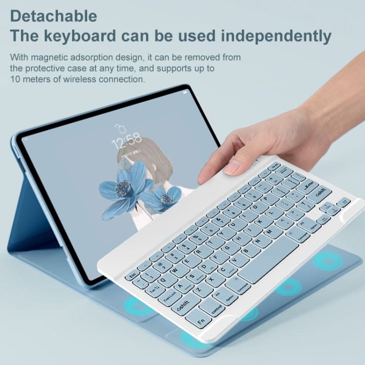 Lenovo M10 Plus 3rd Gen Bluetooth Keyboard, Flip Cover with Stand - Image 3