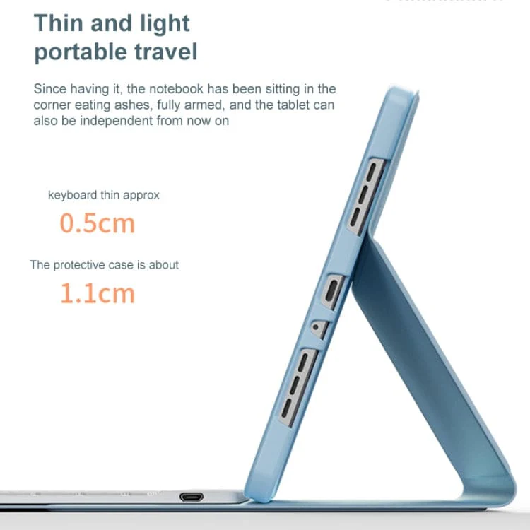 Lenovo M10 Plus 3rd Gen Bluetooth Keyboard, Flip Cover with Stand - Image 4