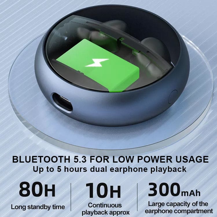 Lenovo LivePods LP60 Wireless Earbuds, TWS, Bluetooth 5.3, Smart Touch, Metal Ring Charging Case/Holder - Image 3