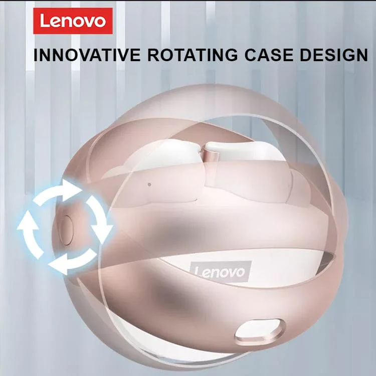 Lenovo LivePods LP60 Wireless Earbuds, TWS, Bluetooth 5.3, Smart Touch, Metal Ring Charging Case/Holder - Image 4
