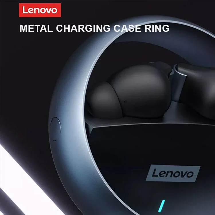 Lenovo LivePods LP60 Wireless Earbuds, TWS, Bluetooth 5.3, Smart Touch, Metal Ring Charging Case/Holder - Image 5