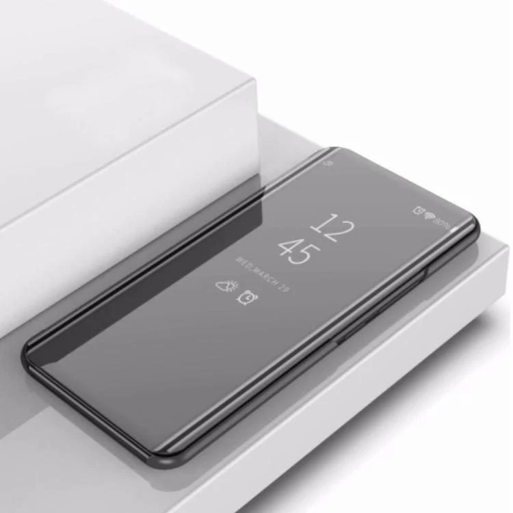 Samsung Galaxy Note 10 Mirror Semi-Transparent Flip Front Rigid Cover - Image 6