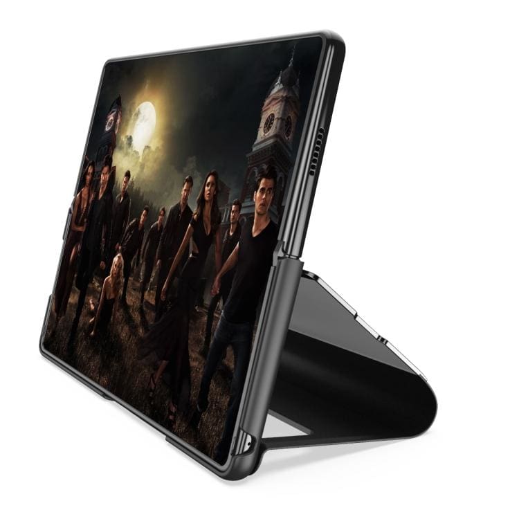 Samsung Galaxy Z Fold 2 Mirror Semi-Transparent Flip Front Rigid Cover - Image 2