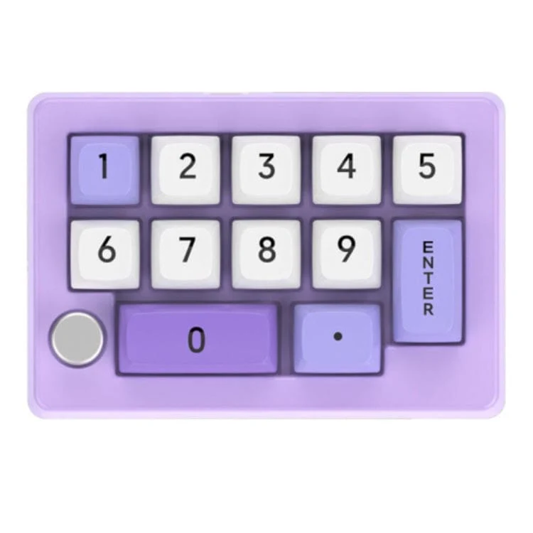 MKESPN Mechanical USB Macro Number/Gaming Keypad, LED, Volume Knob