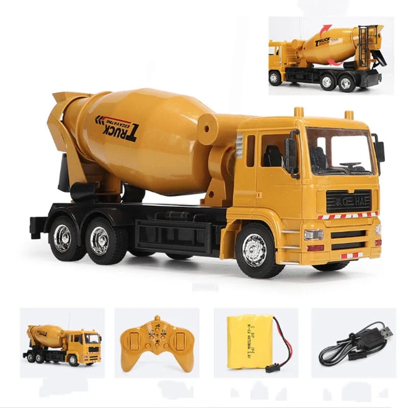 MoFun 3825 RC Mixer Truck, 3.7V 800mAh Battery, 2.4G RC - Image 7