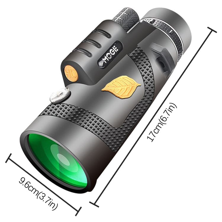Moge 12x50 Monocular Telescope, Mobile Phone Attachment, Tripod, Low Light Lens - Image 3