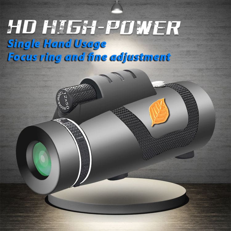 Moge 12x50 Monocular Telescope, Mobile Phone Attachment, Tripod, Low Light Lens - Image 5