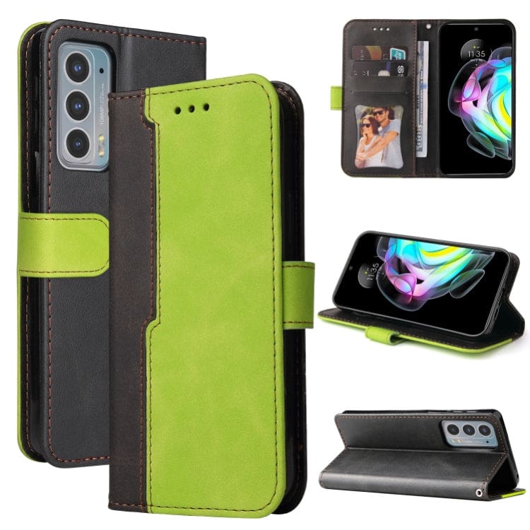 Motorola Edge 20 - Splash Flip Phone Cover/Wallet with Card Slots, Magnetic Flap, Dual Colour - Image 8