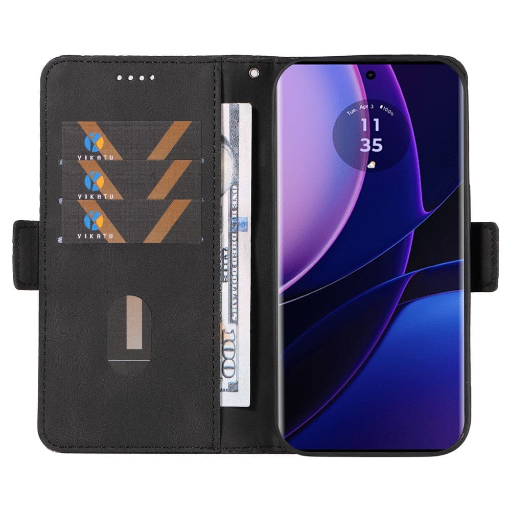 Motorola Edge 40 5G Quilted Wallet Flip Cover, Card Holder - Image 2