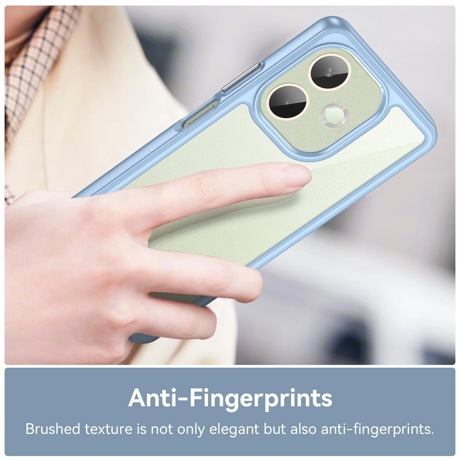 Oppo A60 / A3 4G / A40 / A3X 5G Rear Protective Cover, Transparent Back Panel - Image 4