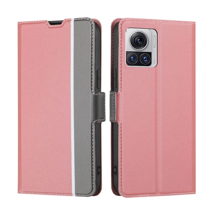 Motorola Moto X30 Pro / Edge 30 Ultra Twill Pattern Flip Phone Cover and Wallet