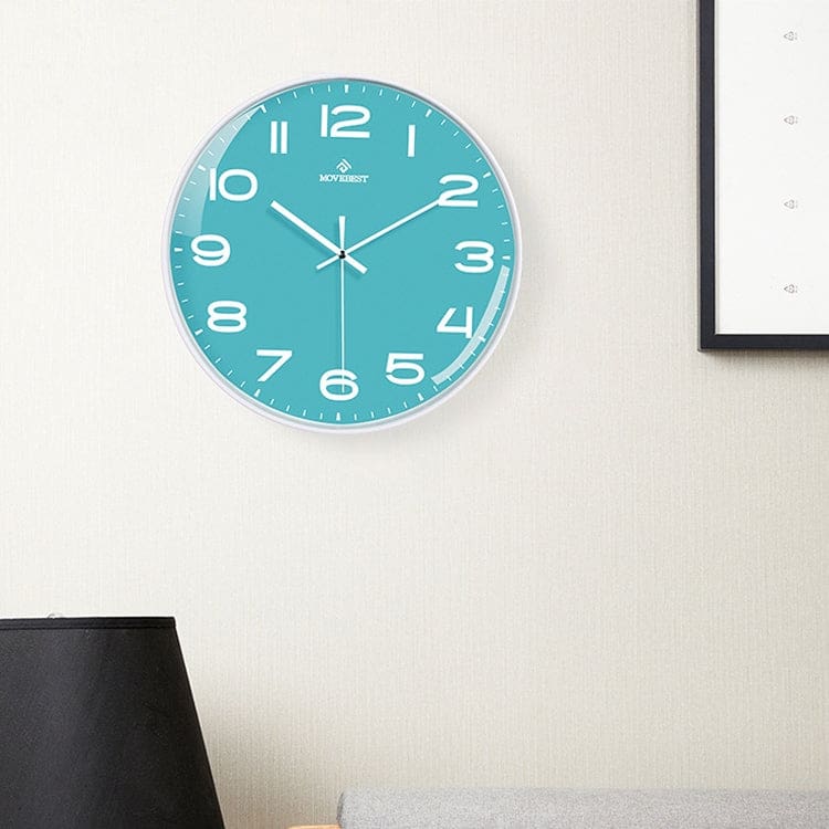 MoveBest 12" Wall Clock, Silent Mechanism, Large Numbers - Image 8