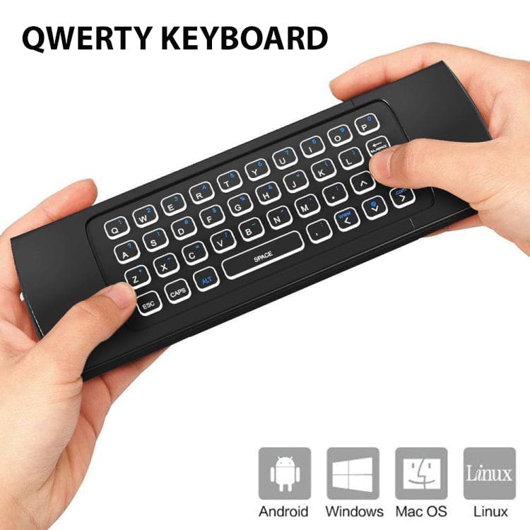 MX3L Air Mouse Mini Keyboard/Remote, For Smart TV, TV Box, Android Devices, Multimedia Control - Image 3
