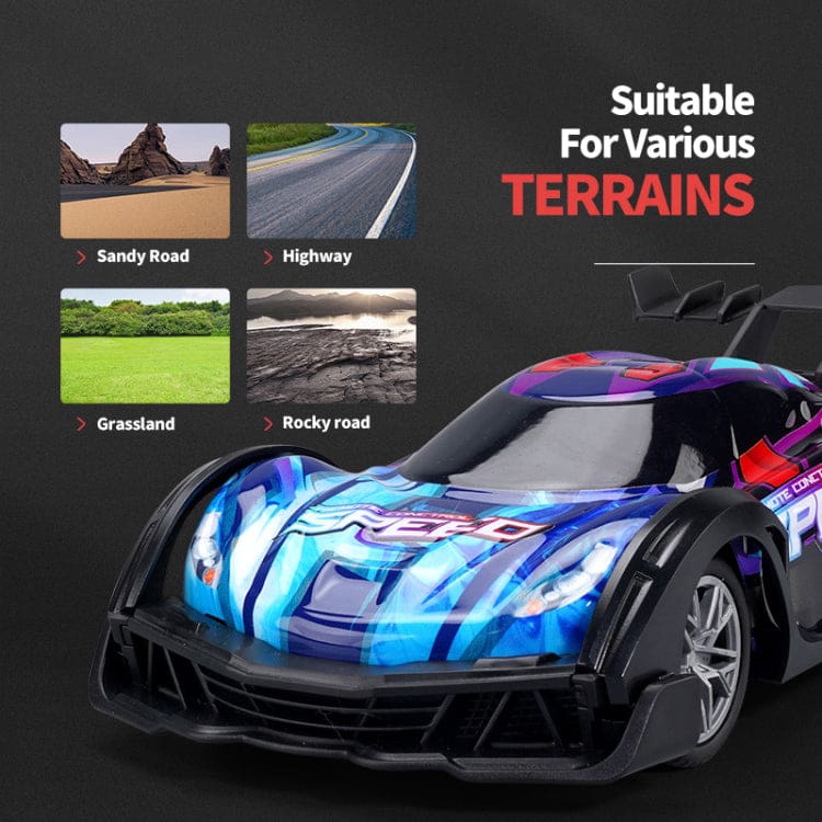 NC-Q170 RC Sports Car, LEDs, 500mAh Battery, Easy to Control, RTR - Image 8