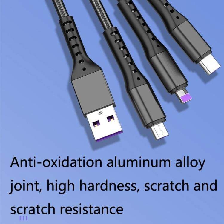 Noco 5A 3-IN-1 Multi-Tip Braided Super Fast Charging Cable, Data Transfer, 1.2Metre - Image 4