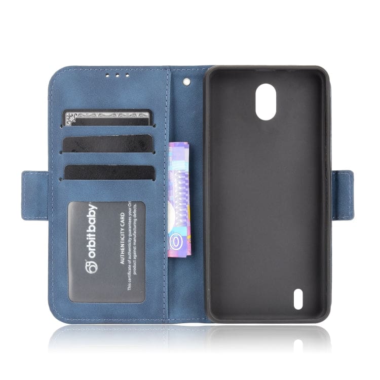 Nokia C01 Plus Deluxe Flip Cover Case, Credit Card Slots, Magnetic Closing - Image 5