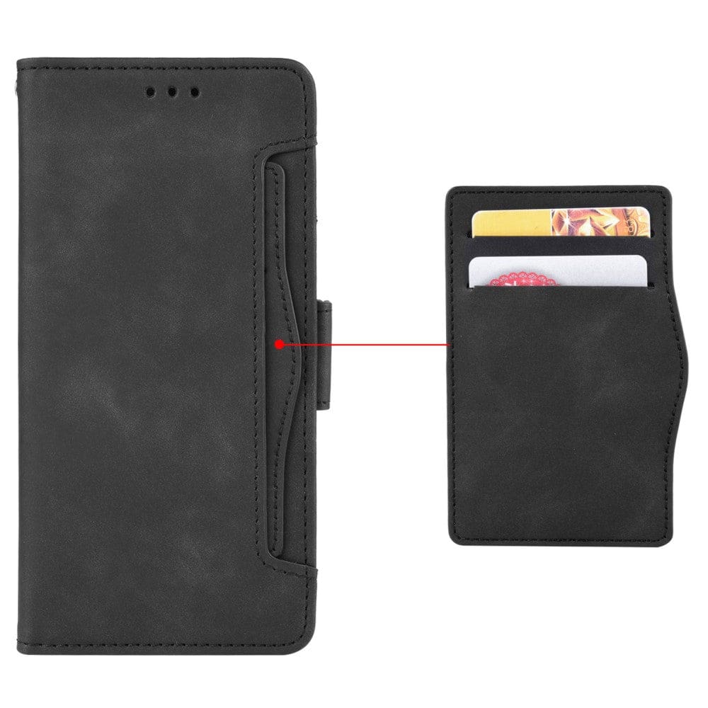 Nokia C12 / C21 Pro / C12 Plus Flip Wallet Cover with Removable Front Card Wallet, Card Slots - Image 5