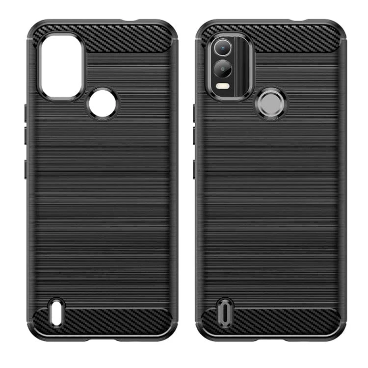 Nokia C21 Plus Carbon Brushed Texture Phone Cover - Image 2