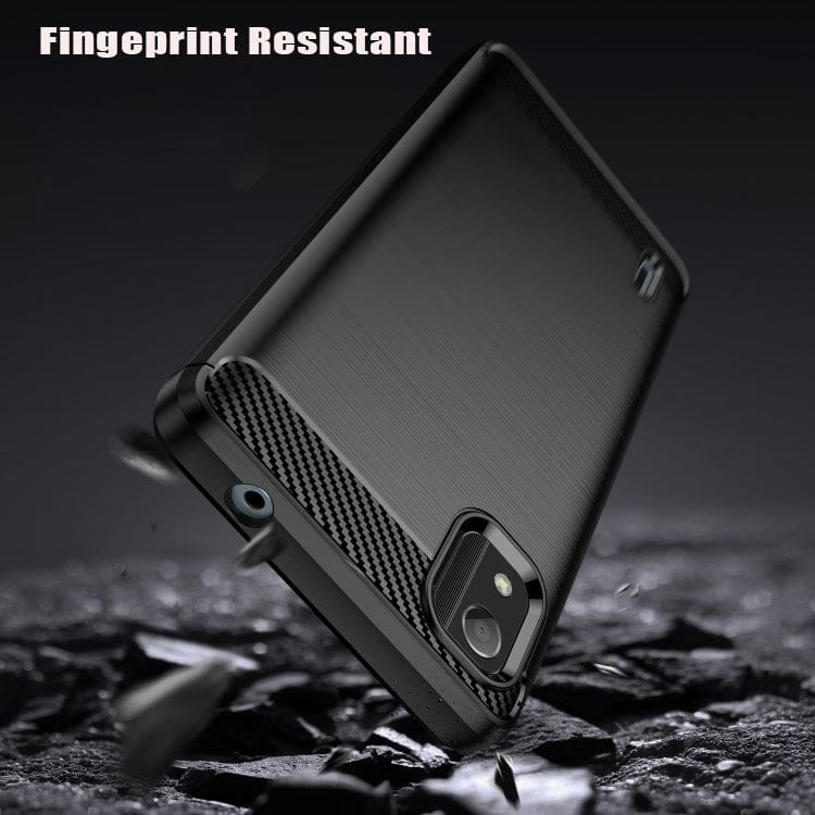 Nokia C21 Plus Carbon Brushed Texture Phone Cover - Image 3