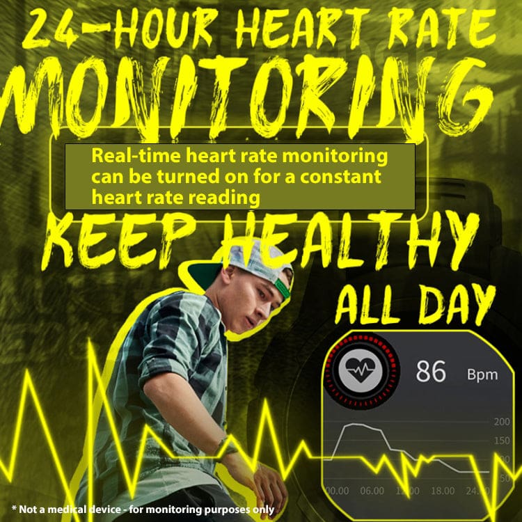 North Edge Mars 2 Rugged Watch, Water Resistant, Fitness Recording, Heart Rate, Blood Oxygen Monitoring - Image 5