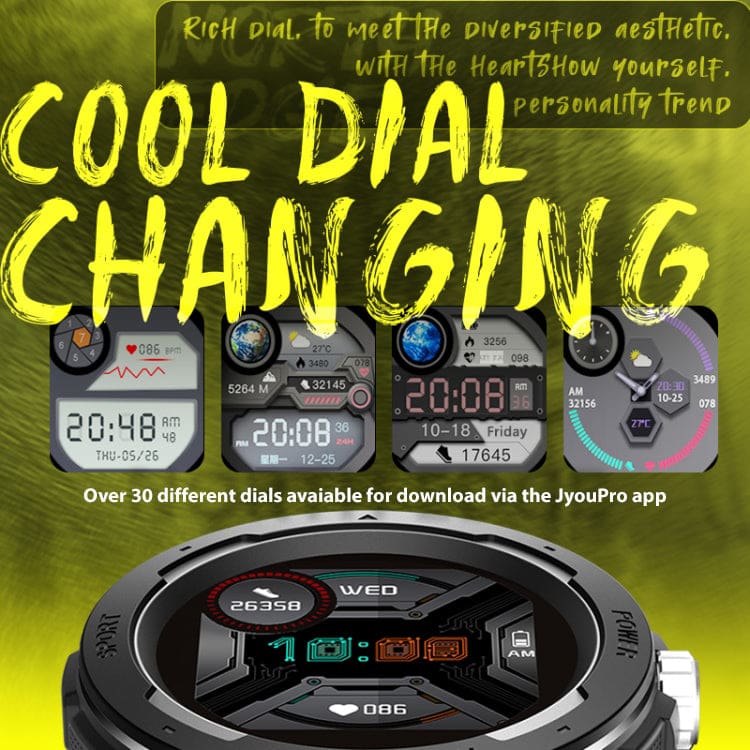 North Edge Mars 2 Rugged Watch, Water Resistant, Fitness Recording, Heart Rate, Blood Oxygen Monitoring - Image 8
