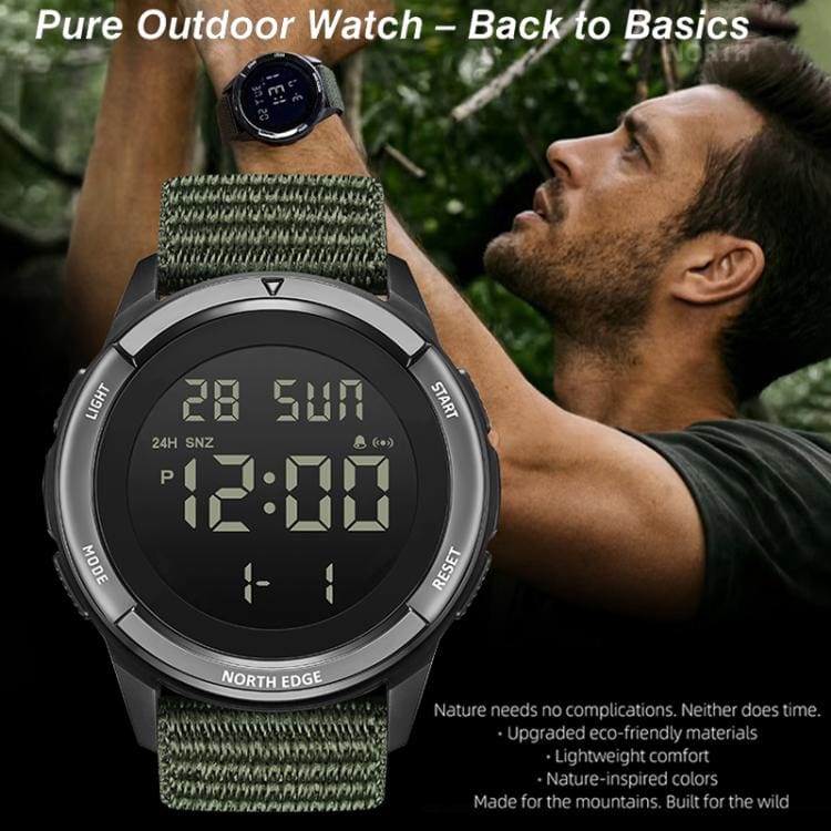 NORTH EDGE TERRAX: Rugged Lightweight Outdoor Watch |5ATM Water Resistant - Image 3