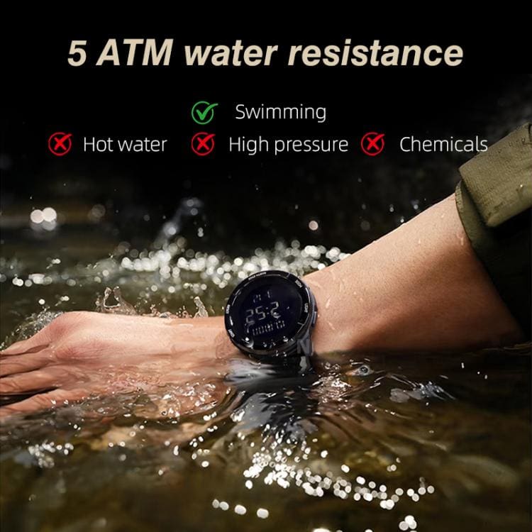 NORTH EDGE TERRAX: Rugged Lightweight Outdoor Watch |5ATM Water Resistant - Image 7