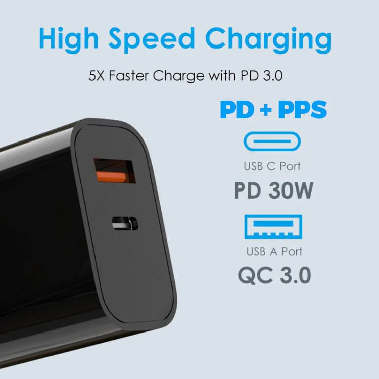 Northjo 30W PD/PPS/QC3.0 Fast Charger, NZ/AU Approved, Fast Charging - Image 4