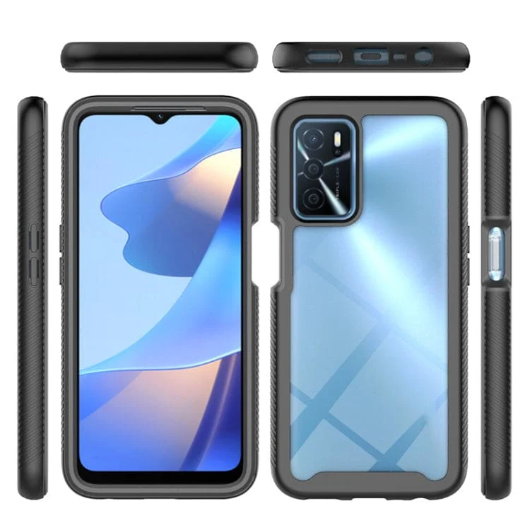 Oppo A16 Full Enclosure Protective Cover with Built-In Screen Protector - Image 2