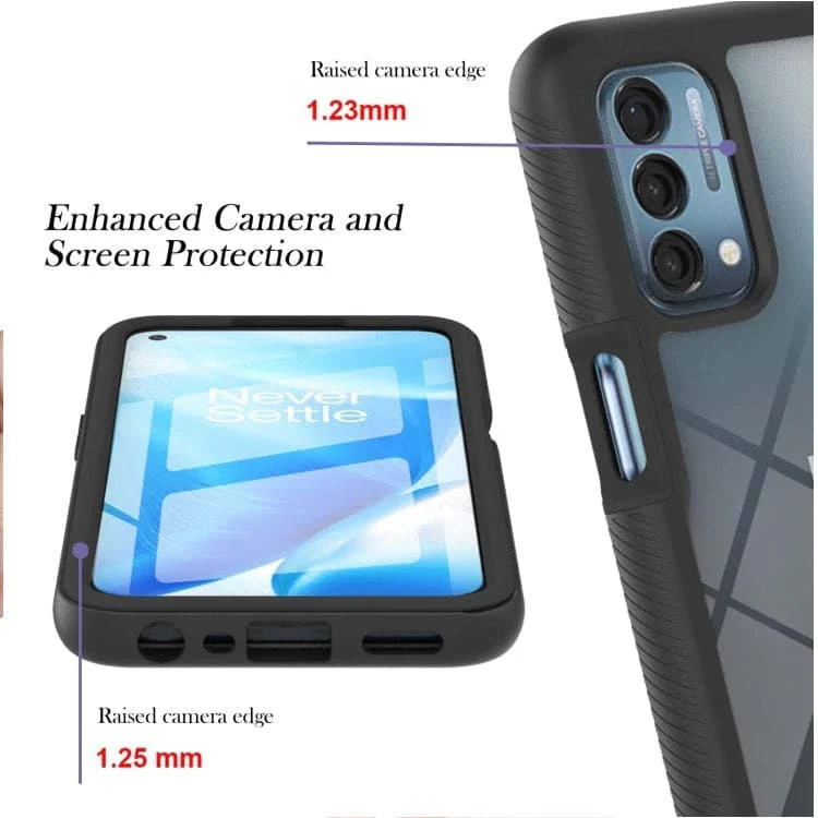 Oppo A16 Full Enclosure Protective Cover with Built-In Screen Protector - Image 5
